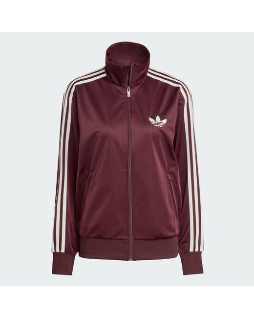 Adidas Red Adicolor Classics Firebird Loose Trainingsjacke