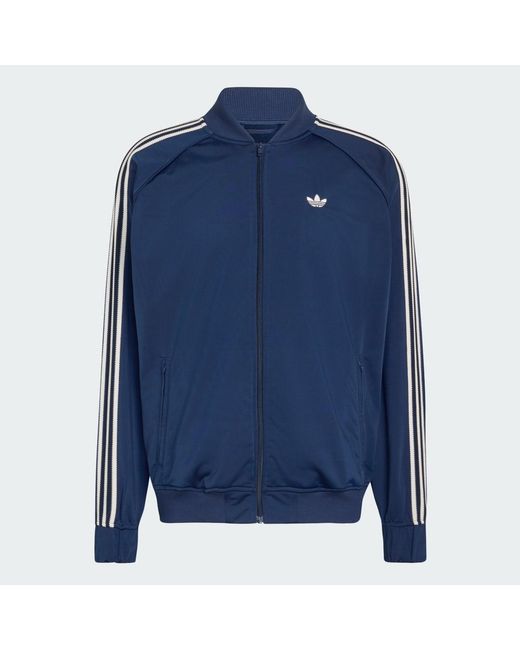 Adidas Blue Britcore Superstar Tracktop for men
