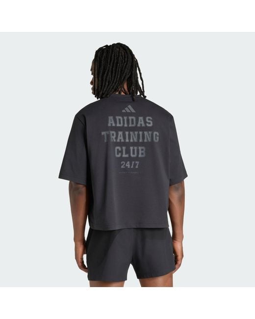 Adidas Originals Black T-Shirt Adidas D4T Primelift Short T-Shirt for men