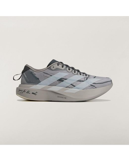 Adidas Gray Adizero Evo Sl Shoes