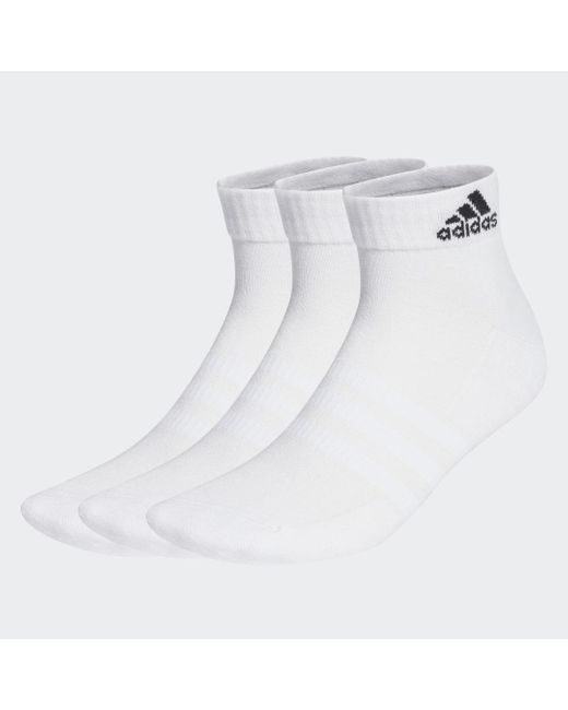 Calzini Cushioned Sportswear (3 paia) di Adidas in White