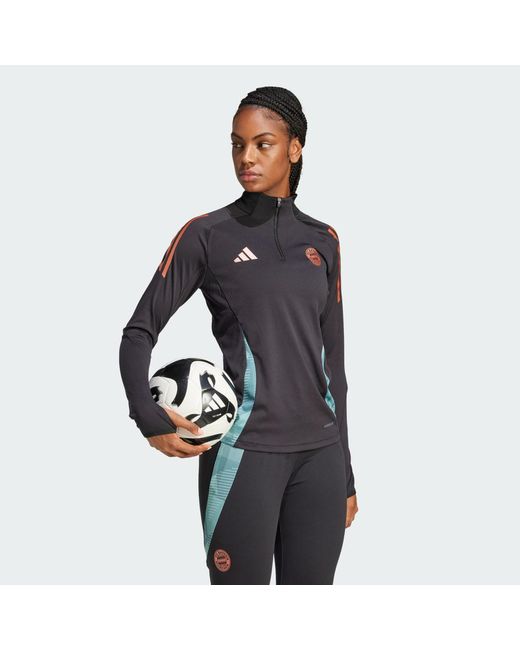 Adidas Originals Black Fc Bayern Tiro 24 Training Top