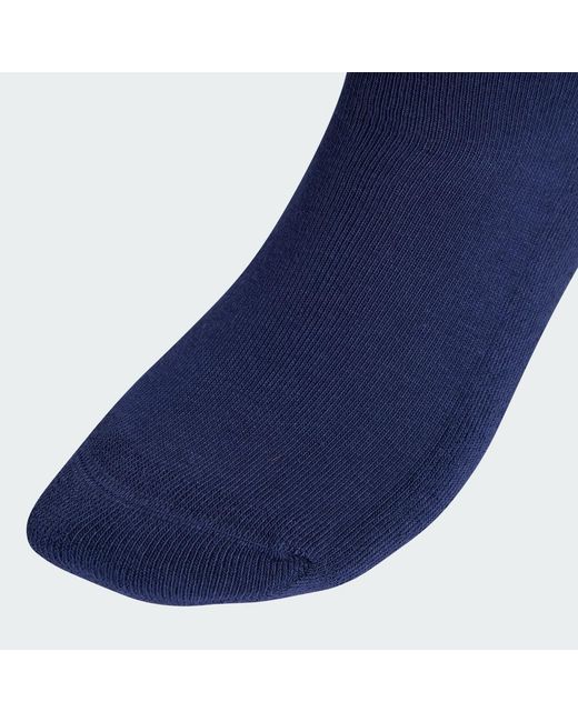Adidas Blue Trefoil Cushion Crew Socks 6 Pairs