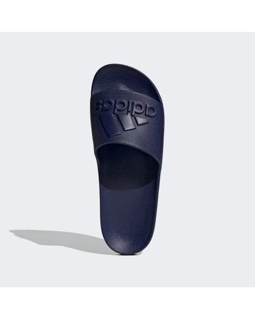 Adidas Blue Adilette Aqua Slides