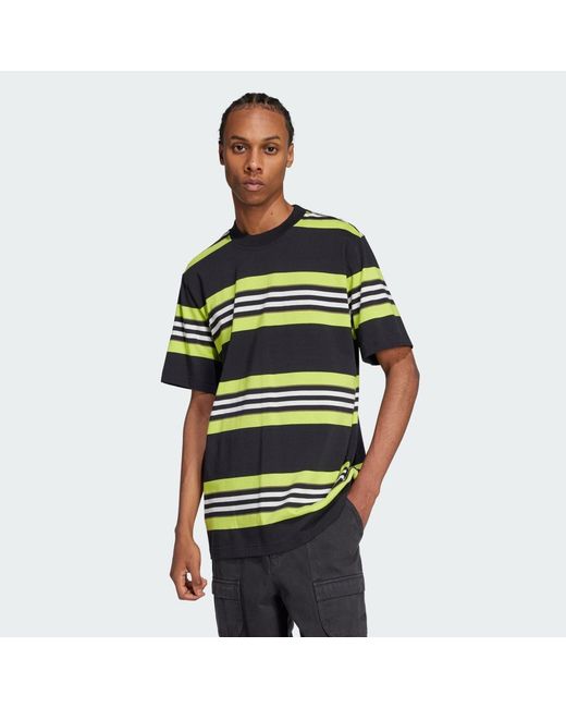 Adidas Originals Green Graphic Tee for men