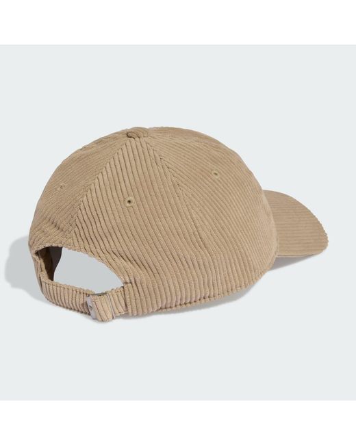 Adidas Natural Corduroy Baseball Cap
