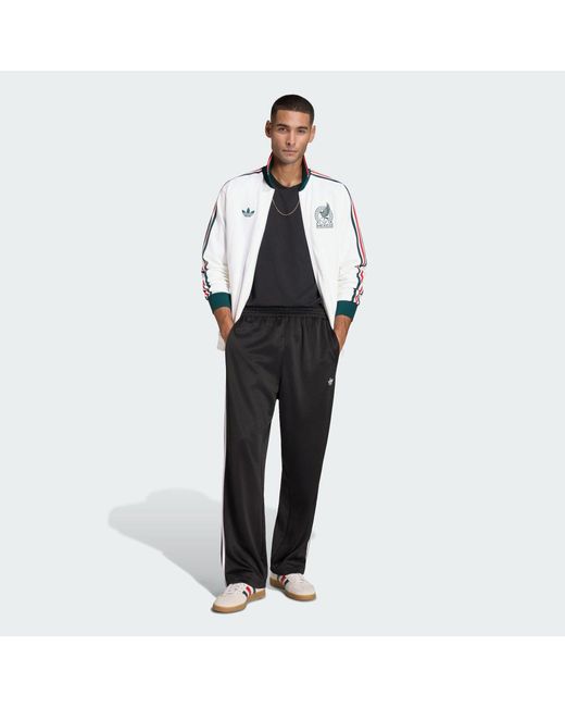 Adidas White Mexico Away Anthem Jacket for men