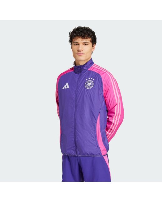 Adidas Purple Germany Anthem Jacket for men