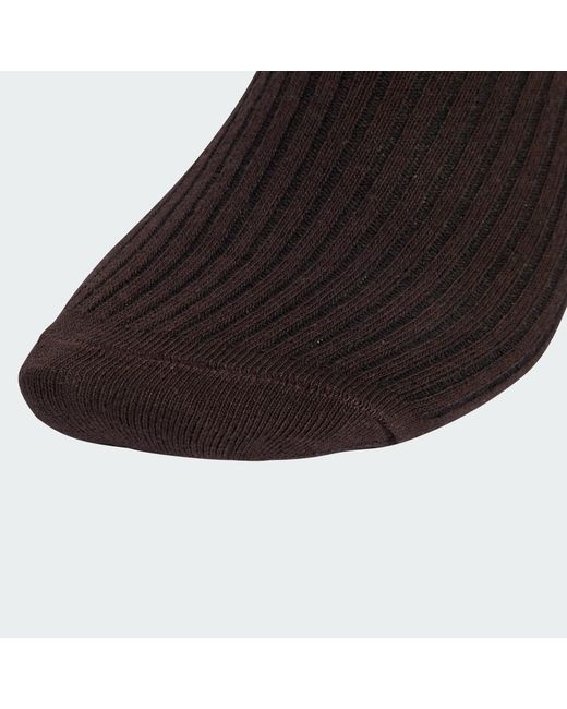 Adidas Brown Ruffle Crew Socks 2 Pairs