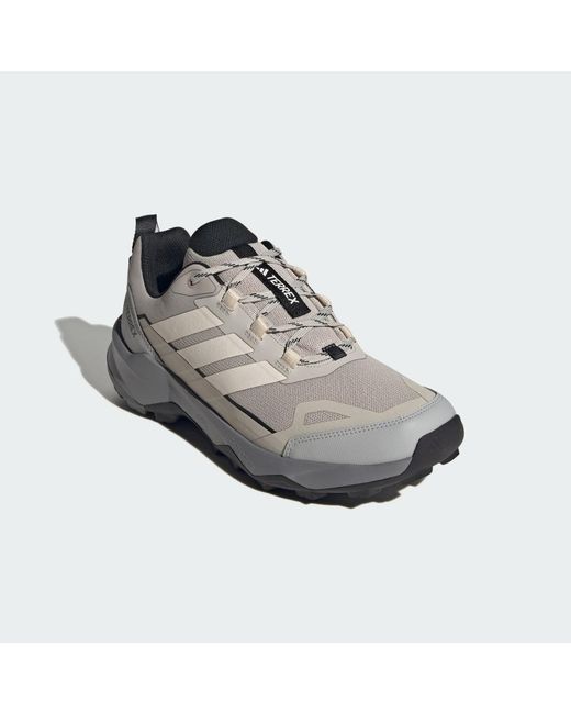 Adidas Gray Terrex Skychaser Ax5 Hiking Shoes for men