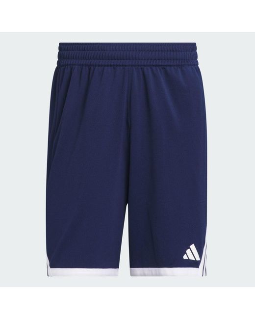 Adidas Blue 3G Speed Basketball Aeroready Shorts for men