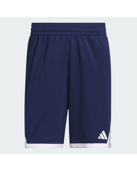 Pantaloncini 3G Speed Reversibili Basketball Aeroready di Adidas in Blue da Uomo