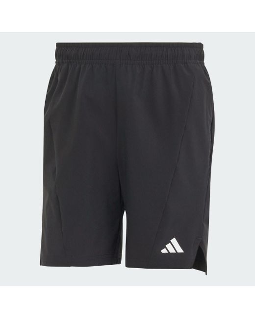 Adidas Black Designed For Training Workout Shorts for men