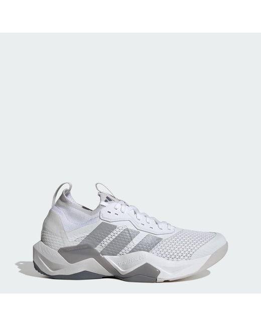 Adidas White Rapidmove Adv 2 Hiit Training Shoes for men