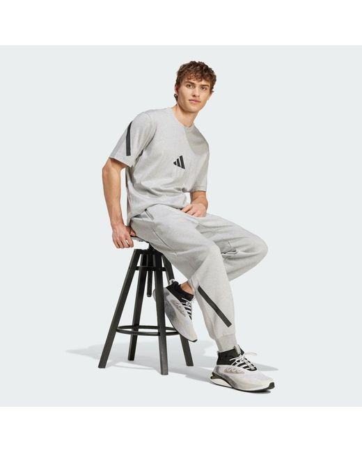 Adidas Gray Z. N.E. Tee for men