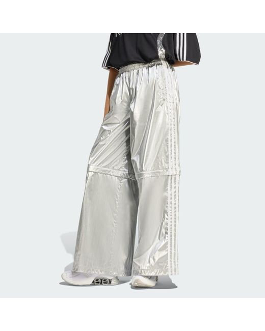 Pantaloni Da Allenamento Adilenium Season 4 Teamgeist Oversize Argento di Adidas in Gray
