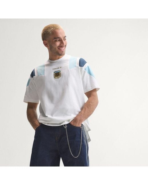 Adidas Gray Argentina Eqt T-Shirt for men