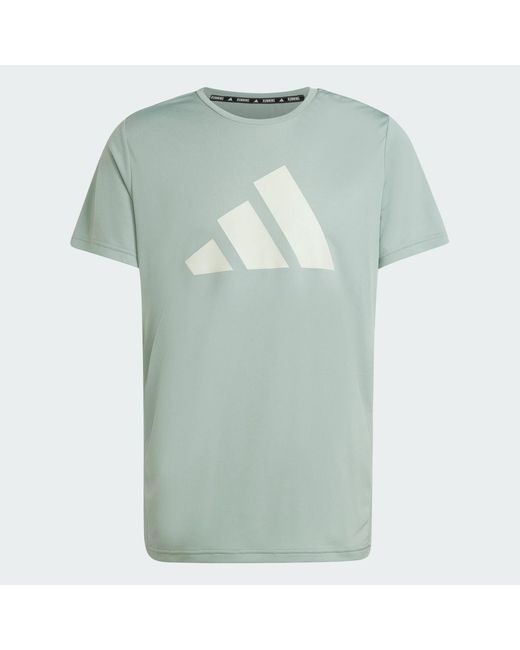 Adidas Blue Run It Tee for men