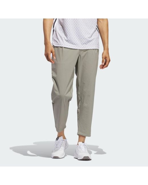 Pantaloni da golf adicross Chino di Adidas in Gray da Uomo