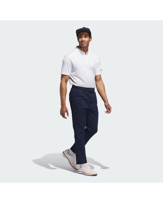 Pantaloni Plissettati di Adidas in Blue da Uomo