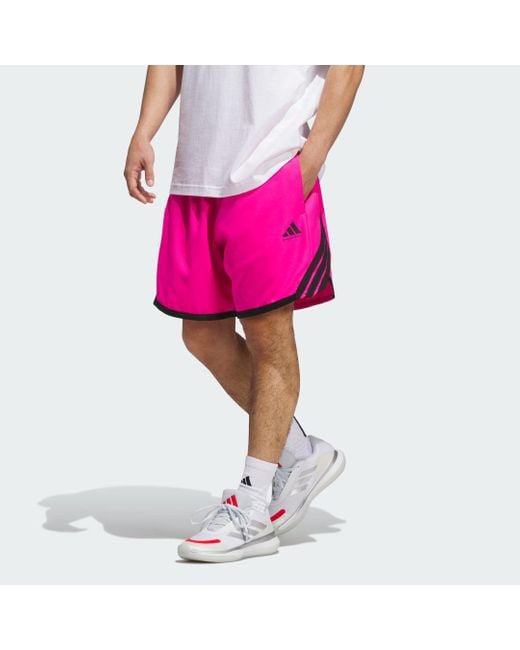 Adidas Pink Crazy Lite Shorts for men