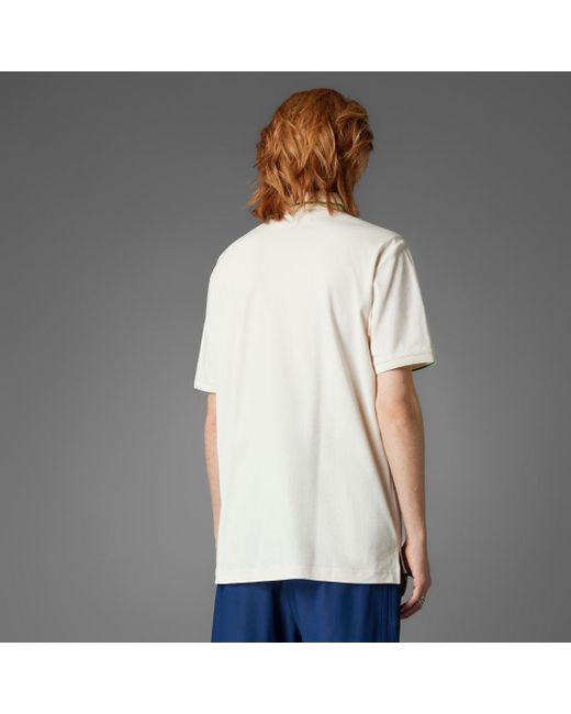 Polo Originals Twistknit Trefoil Adidas de hombre de color Gray