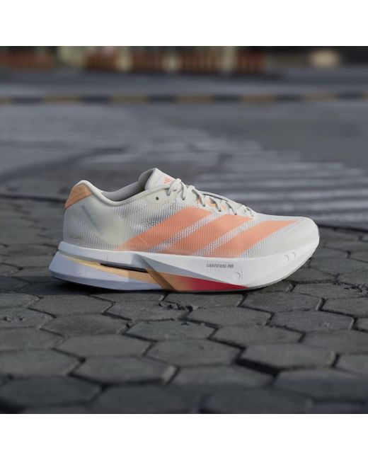 Adidas Pink Adizero Boston 13 Shoes