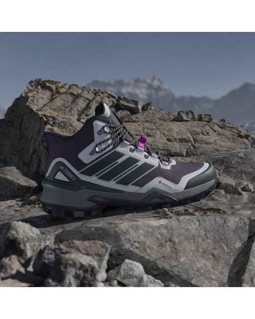 Adidas Blue Terrex Skychaser Mid Gore-Tex Hiking Shoes