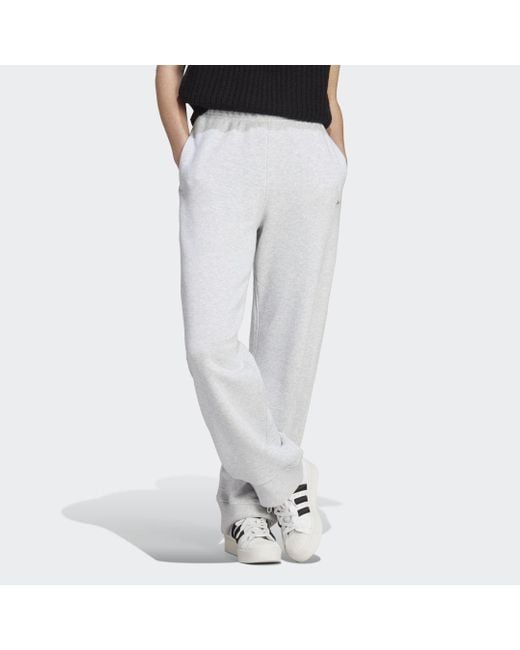 Adidas Gray Premium Essentials Made To Be Remade Relaxed Joggers