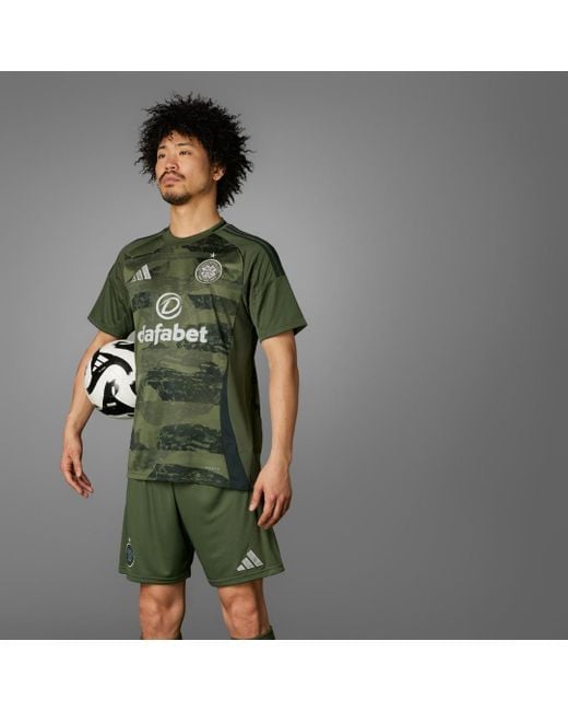 Adidas Green Celtic Fc 24/25 Third Jersey for men