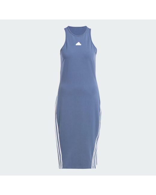 Adidas Blue Future Icons 3-Stripes Dress
