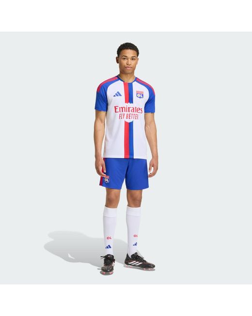 Adidas Blue Olympique Lyonnais 26/27 Home Jersey for men