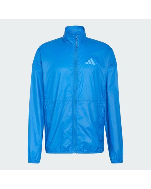 Adidas Blue Terrex Multi Clima365 Windweave Jacket for men