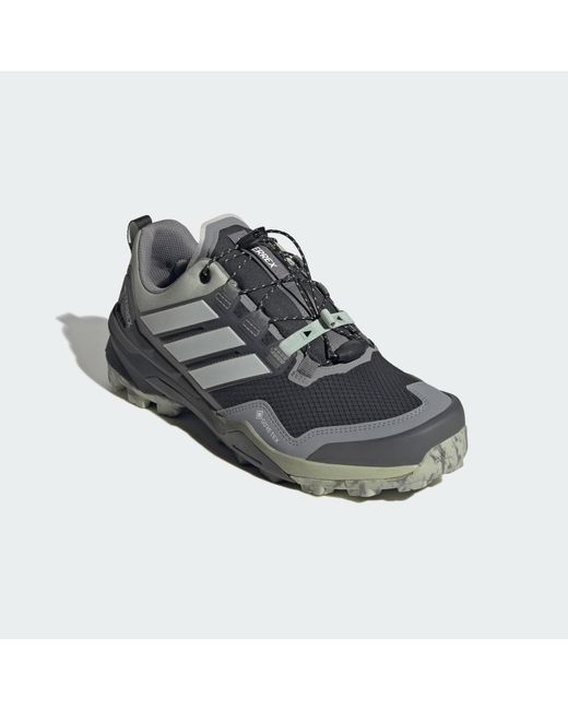 Adidas Gray Terrex Skychaser Gore-Tex Hiking Shoes for men