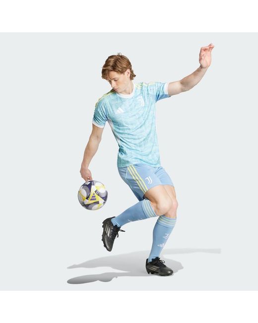 Adidas Blue Juventus 25/26 Away Shorts for men