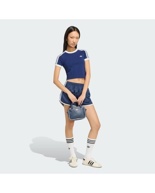 Adidas Originals Blue T-Shirt Adidas Knitted T-Shirt Dark