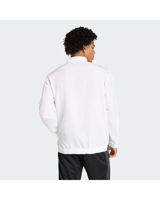 Adidas White Entrada26 Presentation Track Top for men