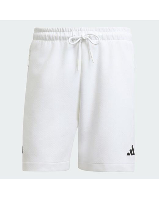 Adidas White Z.N.E. Short for men