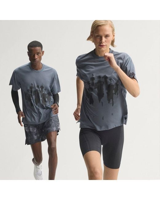 Adidas Blue Adi365 Aspyre Running Graphic T-Shirt