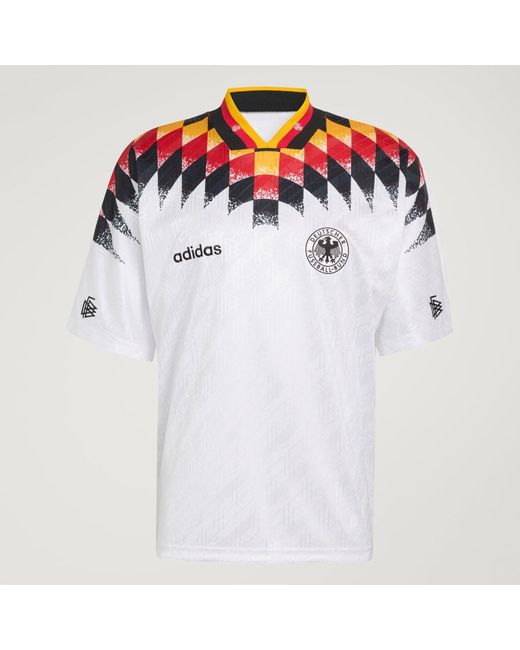 Adidas White Germany Home Jersey 1994 for men