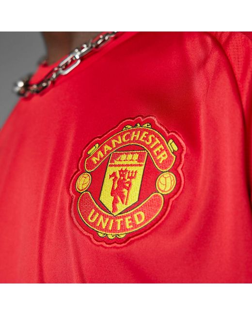 Adidas Red Manchester United 24/25 Home Jersey for men
