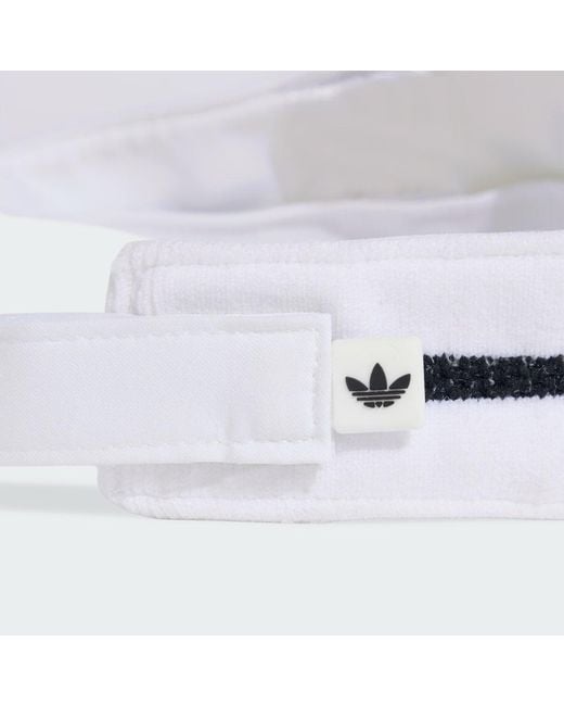 Adidas White Tennis Originals Climacool Visor