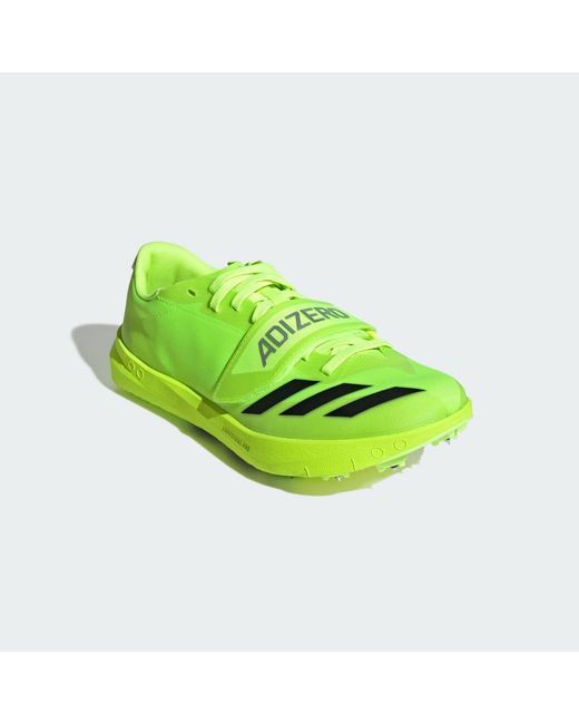 Adidas Green Adizero Tj/Pv Track And Field Shoes