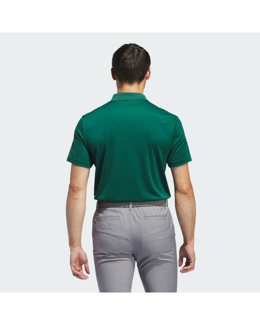 Adidas Green Adi Performance Polo Shirt for men