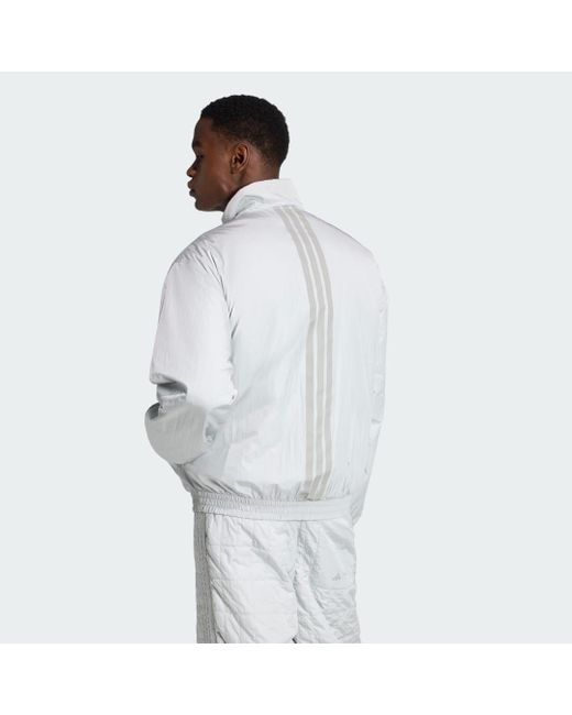 Adidas White X Moon Boot Padded Tracktop for men