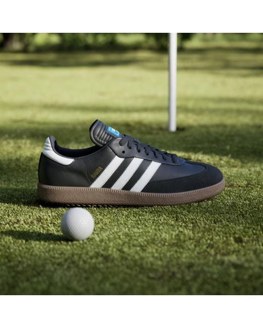 Adidas Black Samba Spikeless Golf Shoes