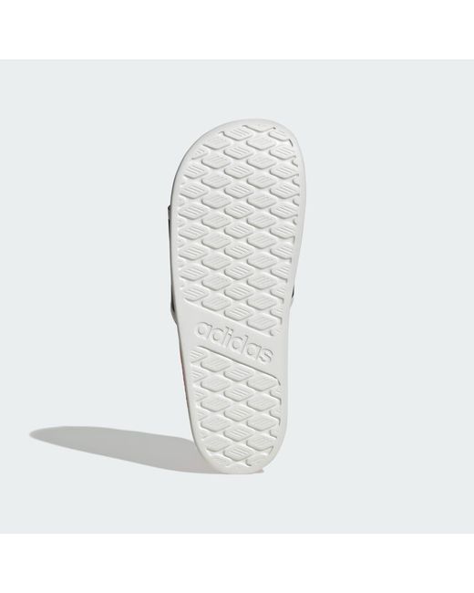 Adidas Red Adilette Comfort 2.0 Slides