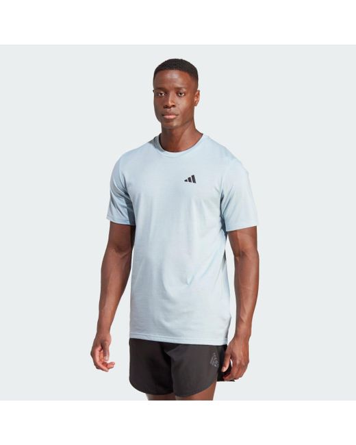 Adidas Blue Train Essentials Feelready Training T-Shirt for men
