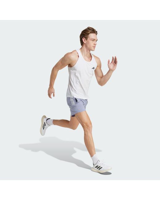 Adidas Own The Run Shorts in Blue für Herren