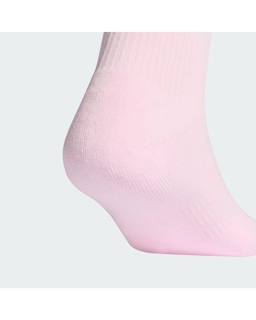 Adidas Blue Cushioned Crew Socks 6 Pair Pack